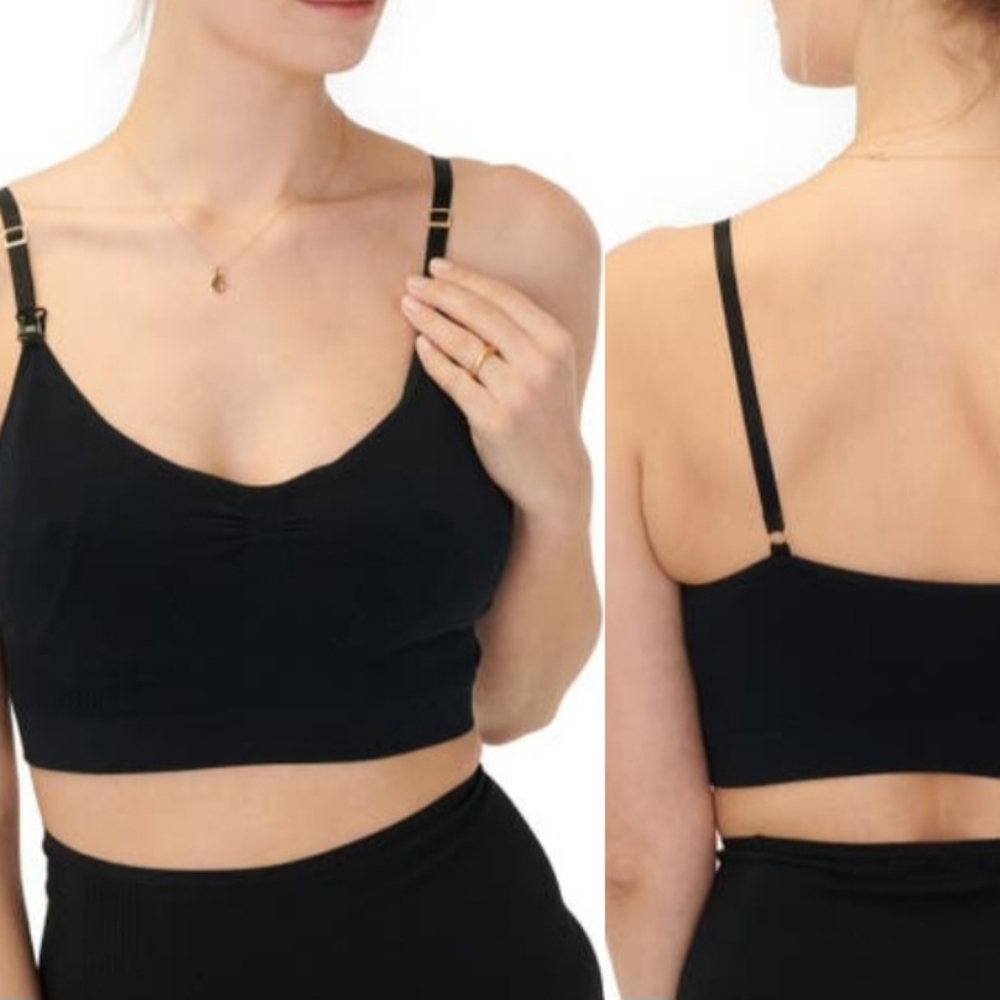 NWOT HATCH Maternity Wireless Pumping and Nursing Bra Size Large